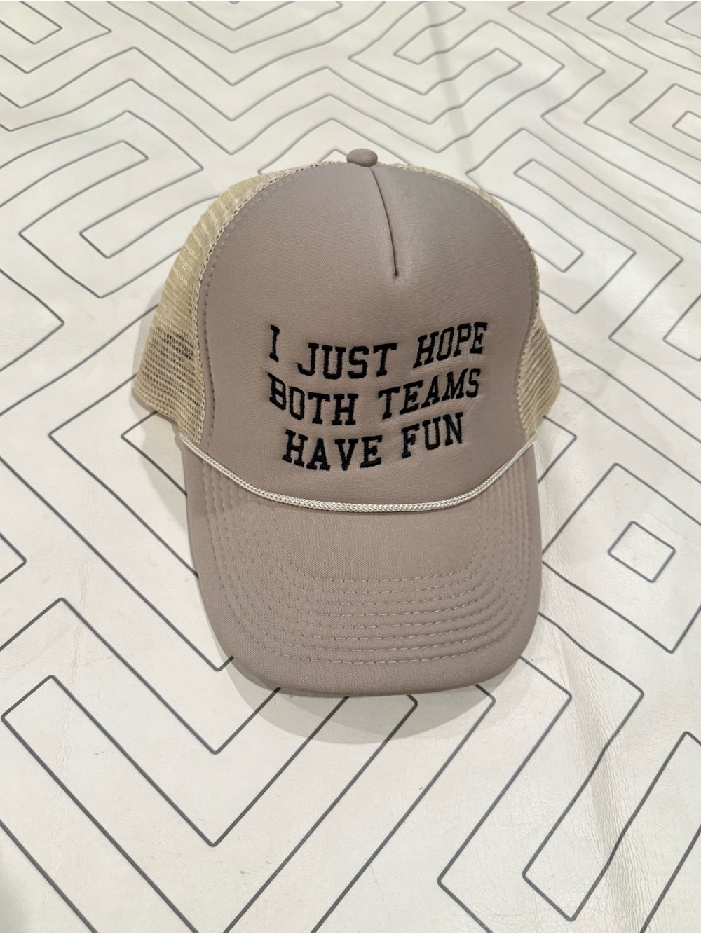 NWT Tan Trucker Hat